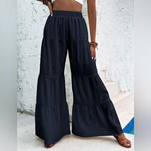 Blue boho pants